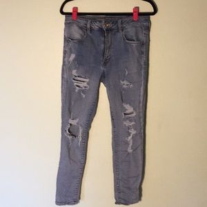 AE Ripped Hi-Rise Jeggings, Short